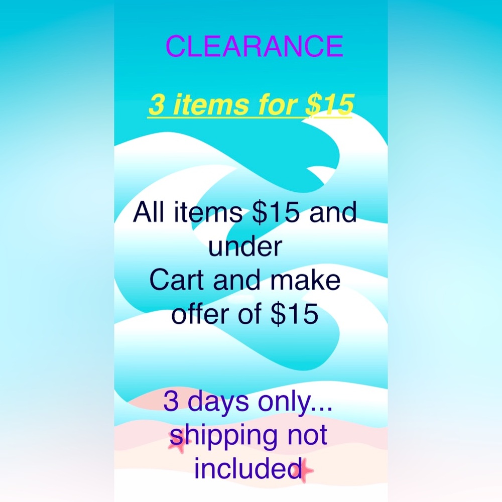 Clearance Sale
